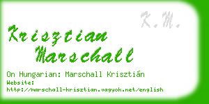 krisztian marschall business card